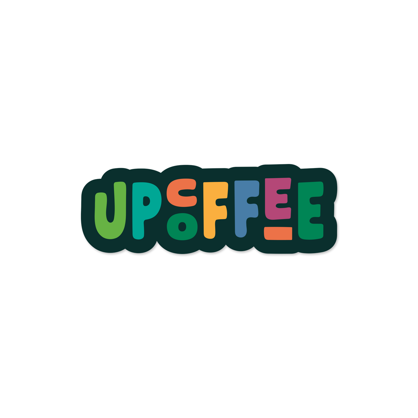 Up Coffee Sticker – Multi
