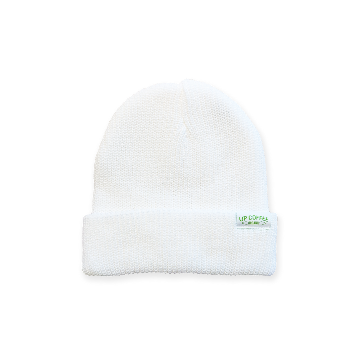 Up Coffee Beanie – White