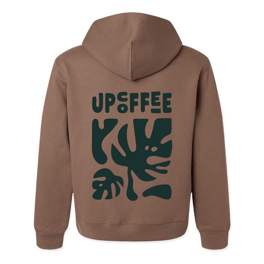 Monstera Hoodie - Up Coffee